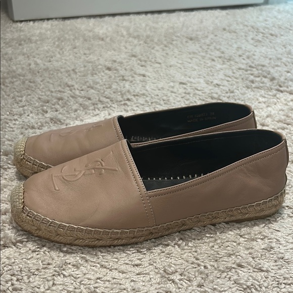 Saint Laurent Women's Tan Espadrilles - Picture 2 of 3